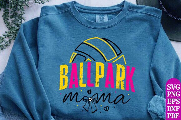 Ballpark Mom Svg — A Versatile Graphic Design Asset for T-Shirt Designs