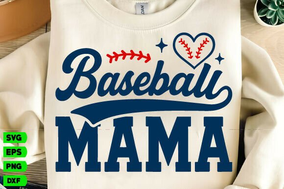Baseball Mama SVG: A Versatile Graphic Design Asset for T-Shirt Designs