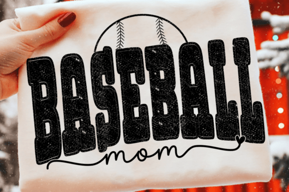 Baseball Mom SVG: A Graphic Design Asset for T-Shirt Designs and Content Publishing