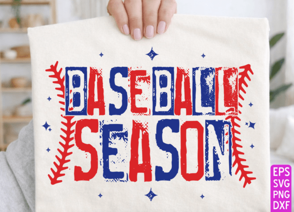 Baseball Season SVG Design for T-Shirt Graphics