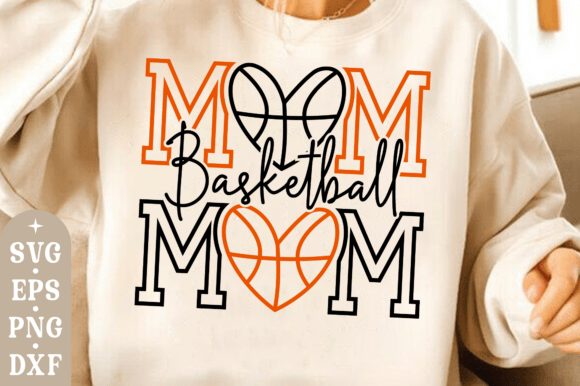 Basketball Mom SVG Shirt Design for Local Business Branding
