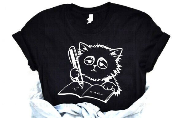 Cat Mom Svg: A Versatile Graphic Design Asset for T-Shirt Designs