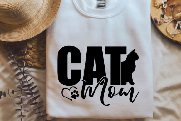 Cat Mom SVG PNG Design Review for Embroidery Projects