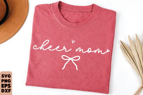 Cheer Mom SVG PNG, Cheerleader Bow Design Review