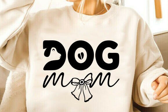 Dog Mom Svg Graphics for T-Shirt Designs: A Versatile Branding Asset