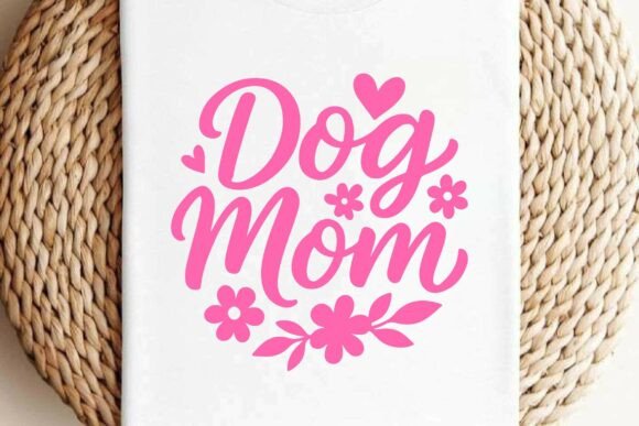 Dog Mom Svg Png T-Shirt Design – A Graphic Asset Worth Adding to Your Collection
