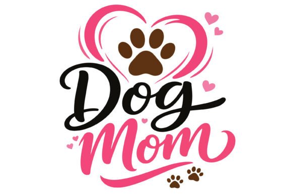 Dog Mom SVG Vector Clipart: A Versatile Graphic Design Asset for Branding and Marketing