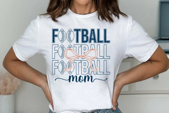 Football Mom SVG: A Versatile Graphic Design Asset for T-Shirt Designs