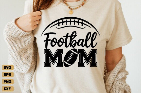 Football Mom SVG Design Bundle: A Bold Addition to T-Shirt Graphics and Creative Projects