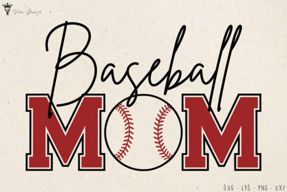 Game Baseball Mom SVG: A Bold Graphic Design Asset for Content Creators