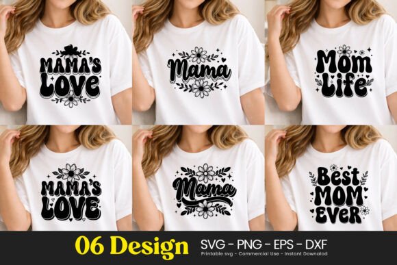 Mama Love Blossom Best Mom SVG PNG: A Versatile Graphic Design Asset for Creative Projects
