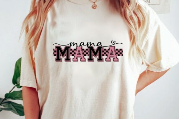 Retro Mama SVG: A Nostalgic Embroidery Design for Real Projects