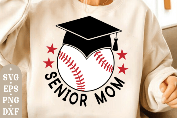 Senior Baseball Mom SVG: A Versatile Graphic for T-Shirt Designs
