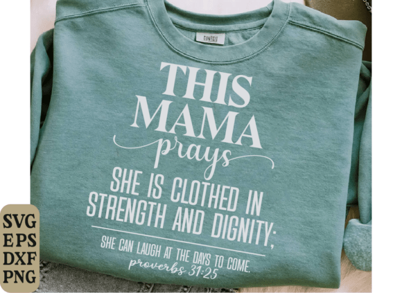 This Mama Prays SVG – A Must-Have Graphic Design Asset for Mom-Focused Content