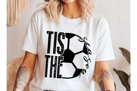 Tis the Season Soccer Mom SVG for T-Shirt Designs and More