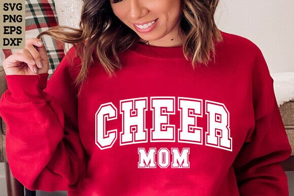 Varsity Cheer Mom SVG: A Vibrant Graphic for T-Shirt Designs